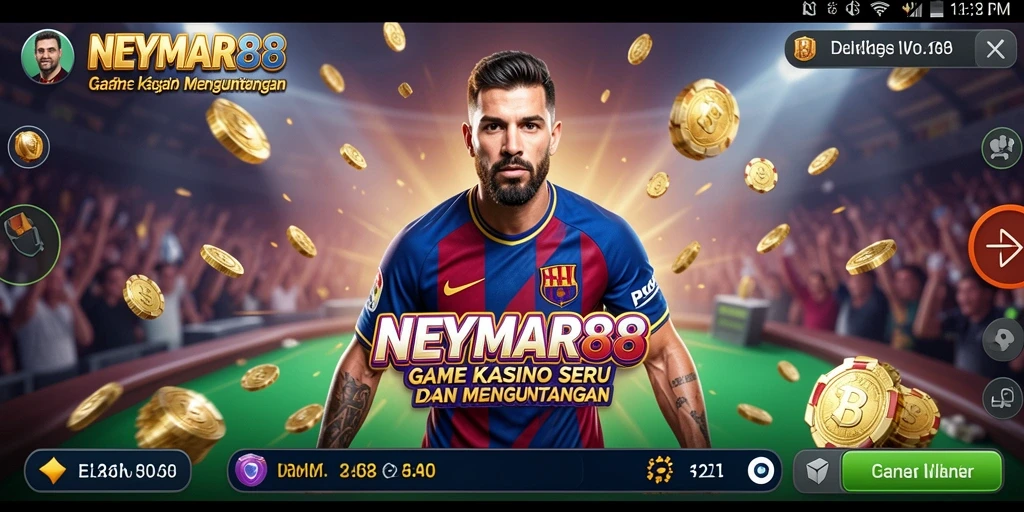 Tampilan menarik dari permainan Kasino di NEYMAR88 yang mengasyikkan.