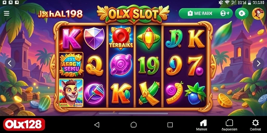 Tampilan antarmuka menarik dari game Slot OLX128.