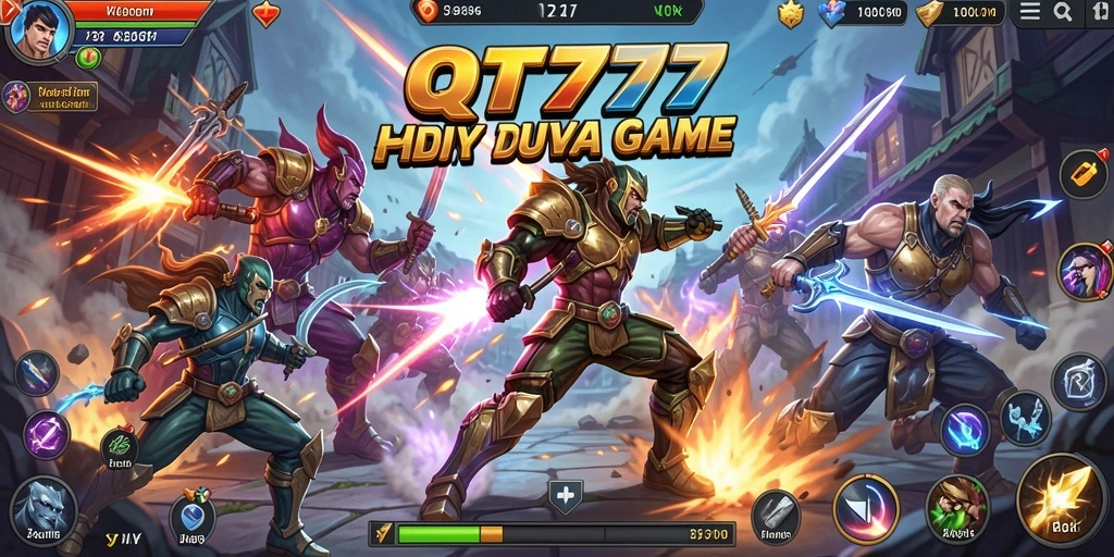 Tampilan gameplay QT777 yang menegangkan dan penuh aksi.