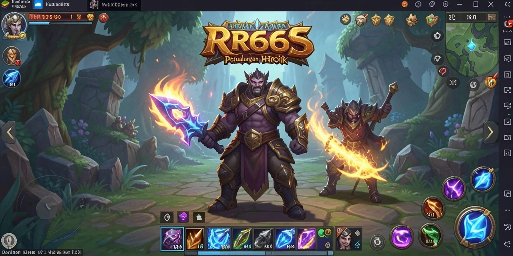 Tampilan gameplay RR666 yang menampilkan pertarungan ARPG yang mendebarkan.