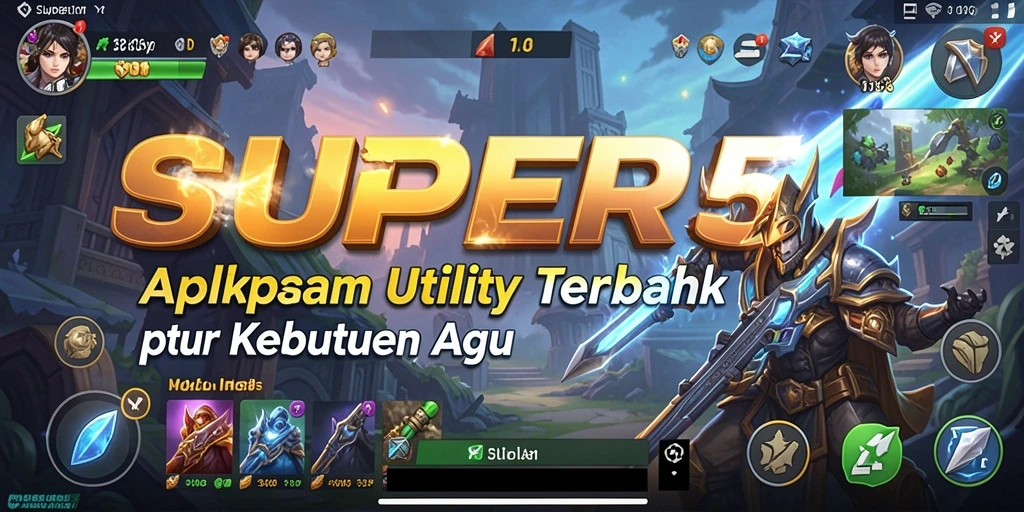 Tampilan antarmuka SUPER5 yang user-friendly dan modern.